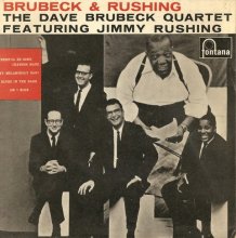 Brubeck and Rushing - Fontana LP cover 